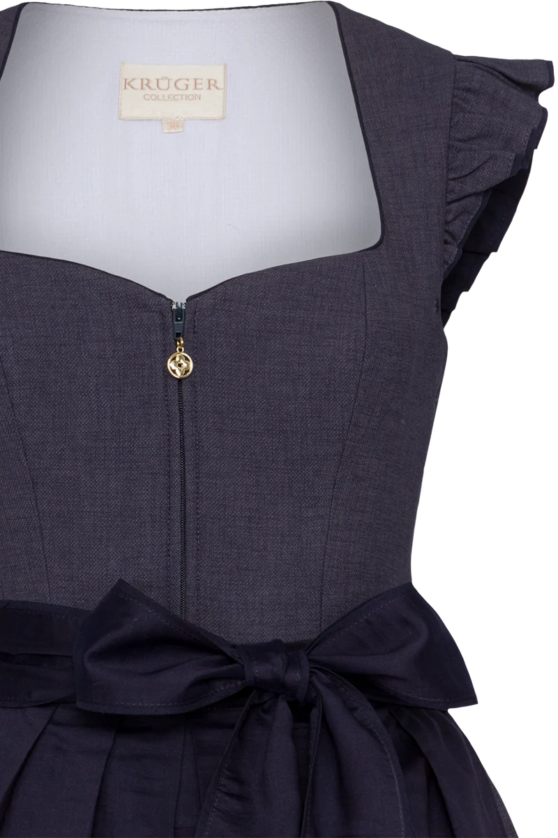 Midi-Dirndl mit Flügelärmel und Stretch