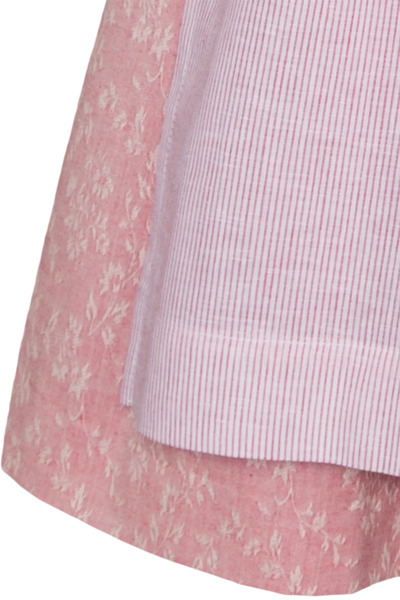 Midi-Dirndl mit floralem Webmuster