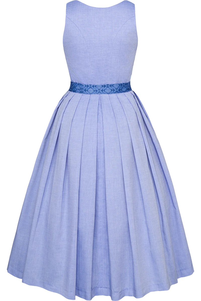 Langes Baumwolldirndl gestreift