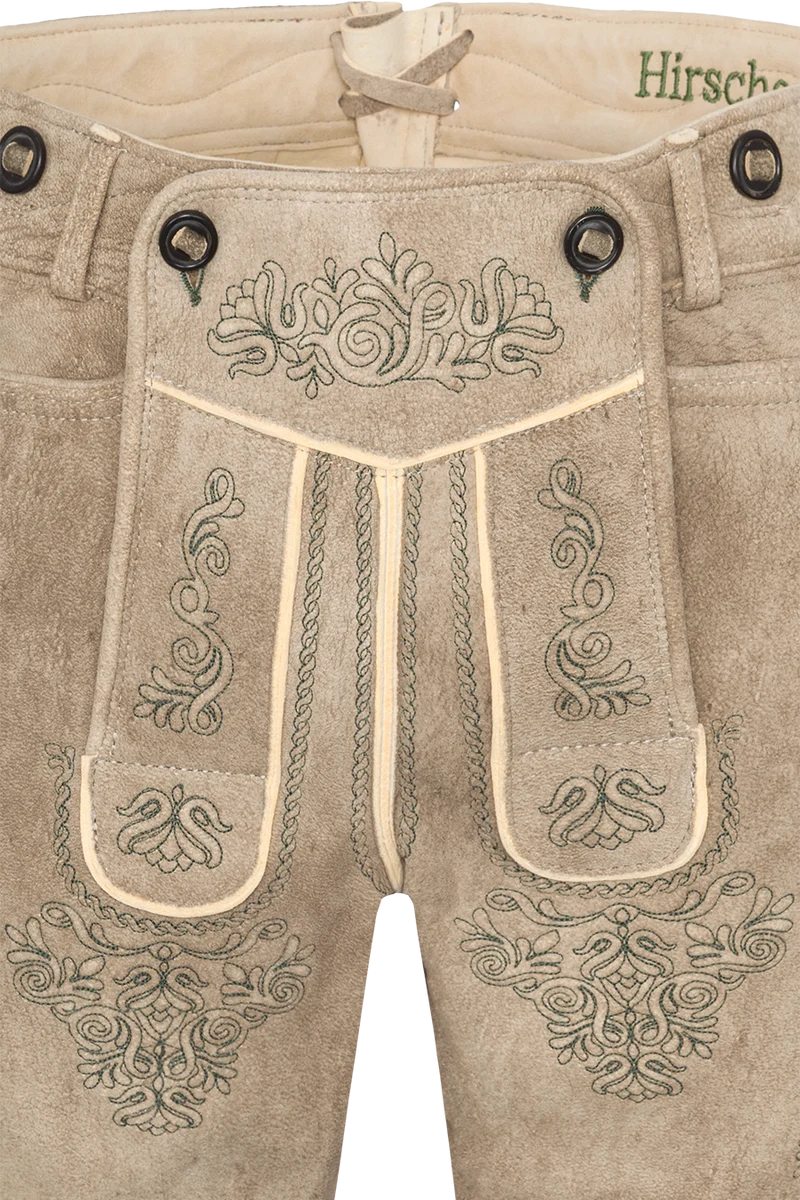 Herren Lederhose kurz aus Hirschleder