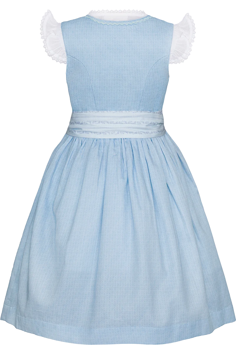 Kinder-Baumwolldirndl mit Flügelarmbluse