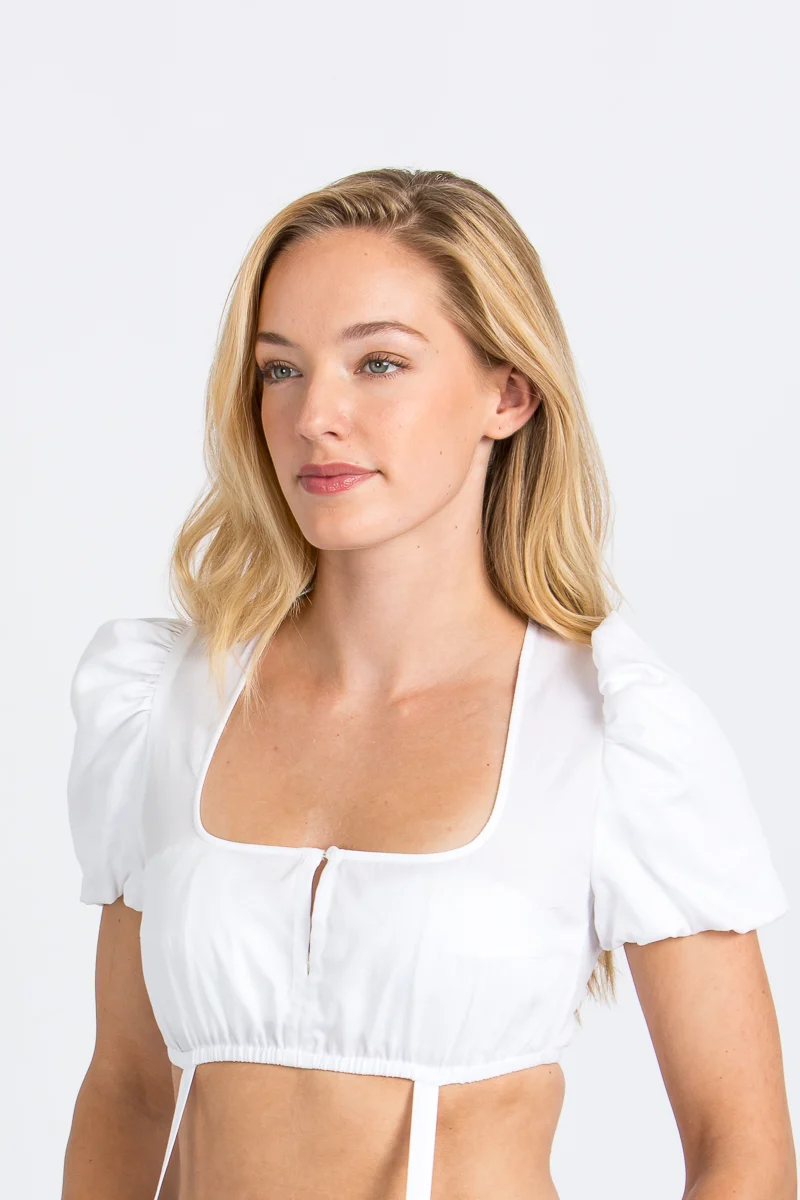 Gottseidank Dirndlbluse Irma eierschale