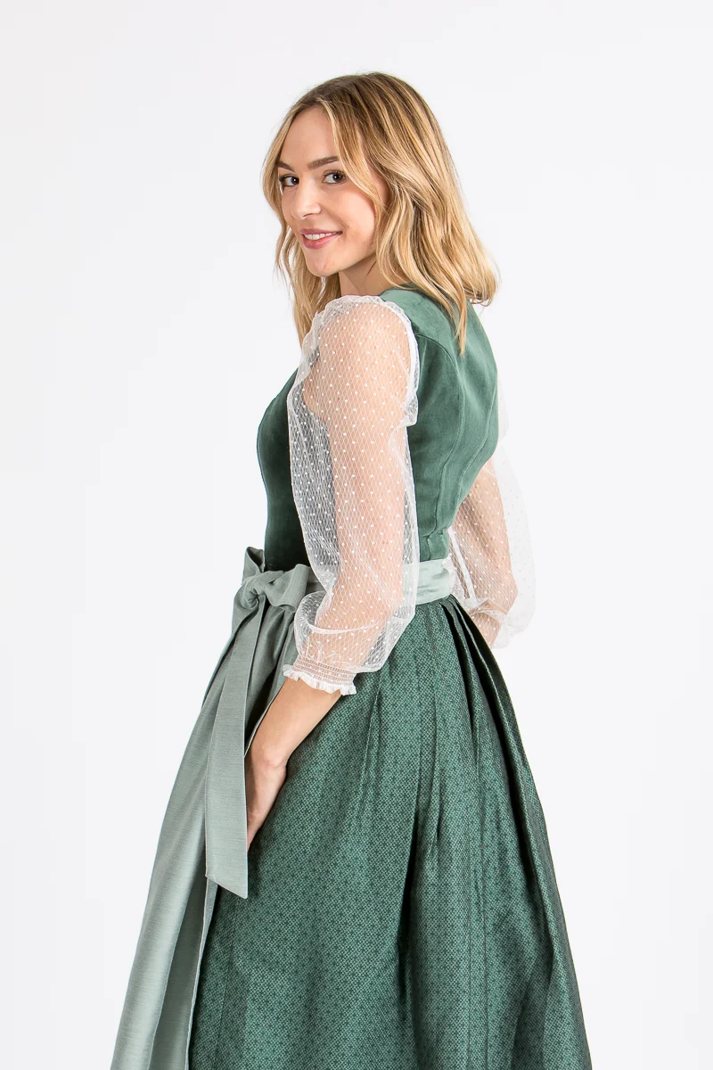 Almliebe Dirndl Christl grün