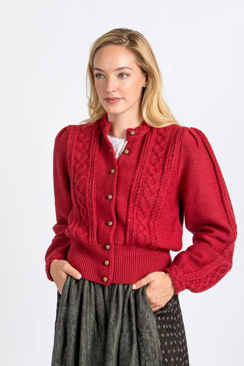 Gottseidank Strickjanker Lea rot