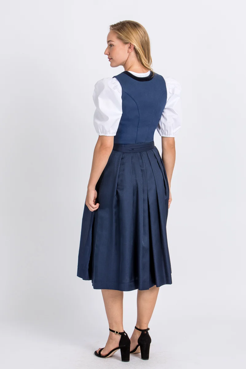 Heimatglück Dirndl Ariana blau