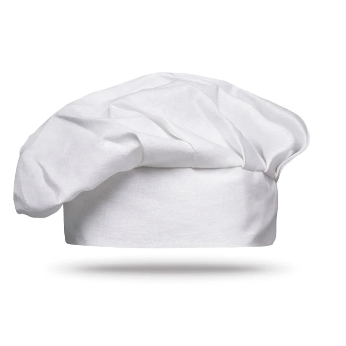 Kochmütze aus Baumwolle, 130 g/m²