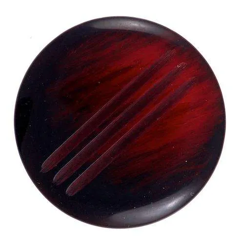 Mantelknopf Rot 18 mm – Kunststoffknopf KM-17