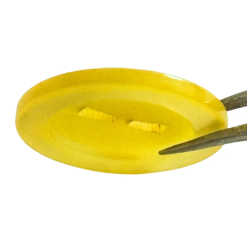 2-Loch Knopf Gelb Elegant KGL-69