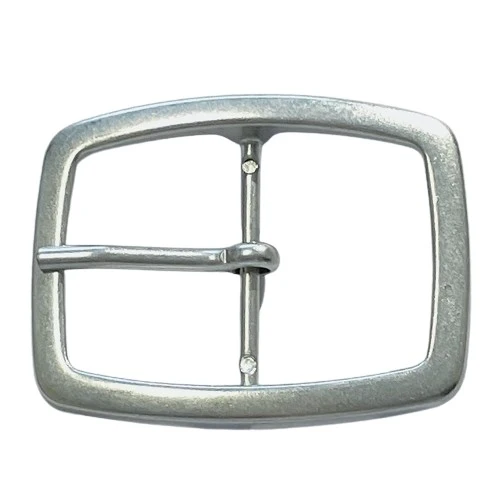 Gürtelschließe mit Dorn Silberfarben 30 mm – Metallschnalle SM-108