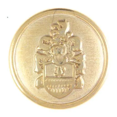 Druckknopf Wappen Gold – Metalldruckknopf NK-124