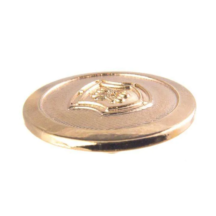Druckknopf Wappen Gold – Metallknopf NK-123