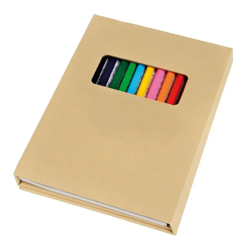 Künstlerisches Farbenbuch COLOURFUL BOOK - in Braun für inspirierte Kunstwerke mit vielfältigen Farben