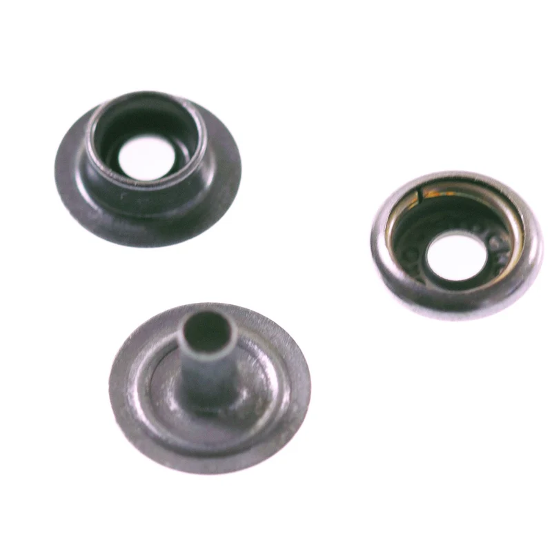 Druckknopf Sport Mini Silberfarben 5 mm – Metallknopf NK-MINI
