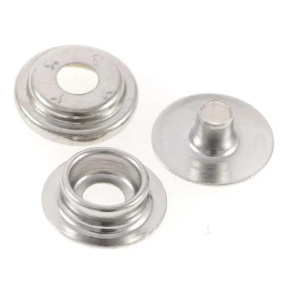 Druckknopf Sport Silber – Metallknopf NK-400