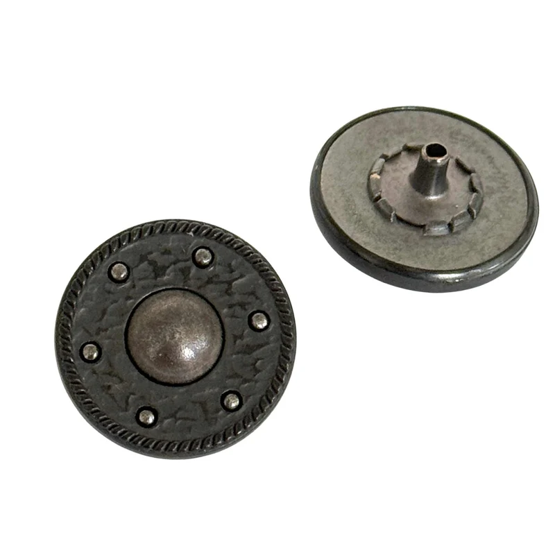 Druckknopf Silber 5 mm – Metallknopf NK-61