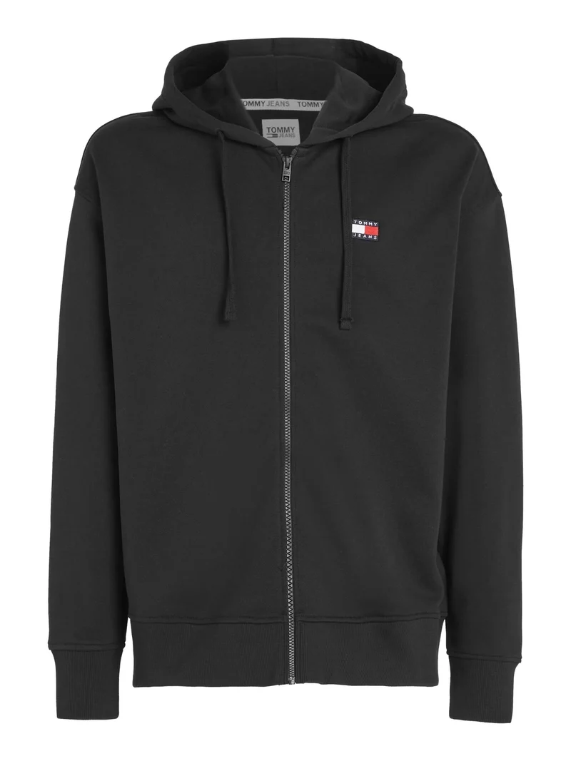 Tommy Hilfiger TJM RLX XS BADGE ZIPTHRU schwarz