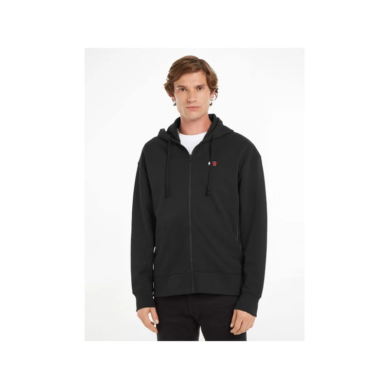 Tommy Hilfiger TJM RLX XS BADGE ZIPTHRU schwarz