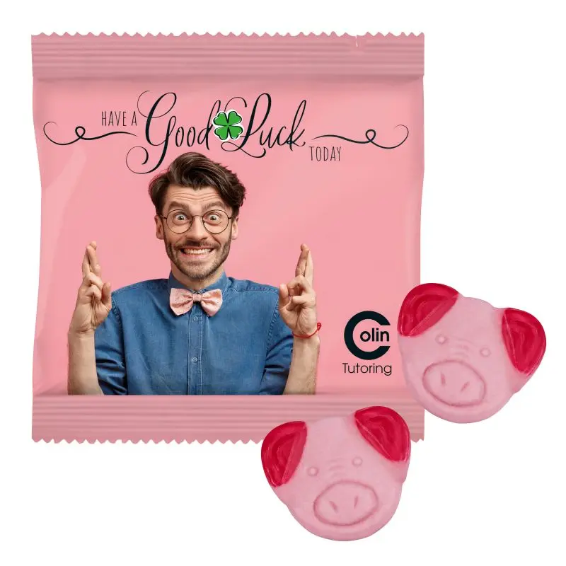Katjes Fred Ferkel Gummis mit individuellem Druck, perfekt für Werbung