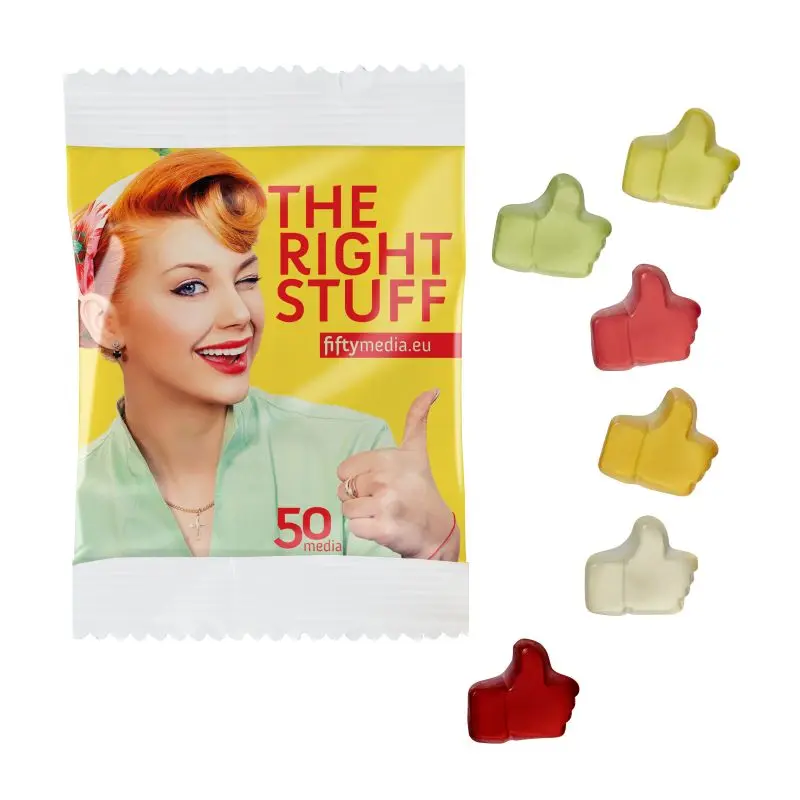 Fruchtgummi 10g in Öko-Tütchen – Nachhaltig süß
