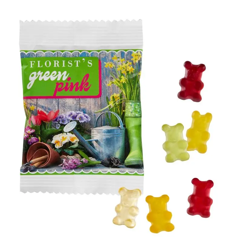 Vegane Premium-Gummibärchen im Öko-Tütchen – Natürlich & Nachhaltig