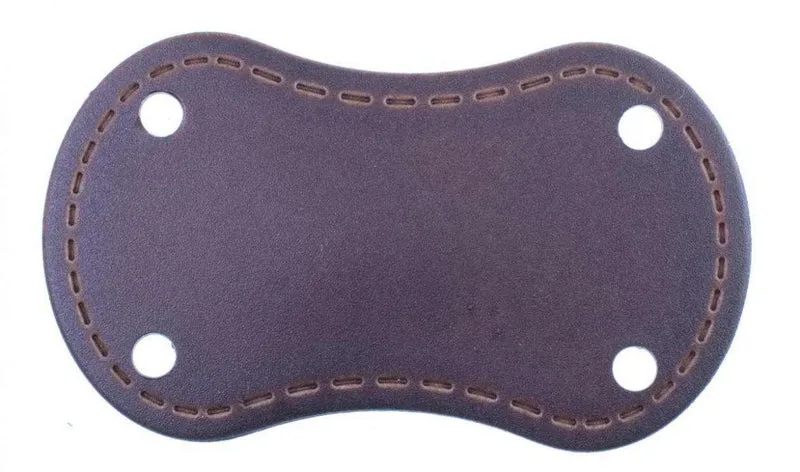 Applikation Lederoptik Braun – Lederimitat AP-08