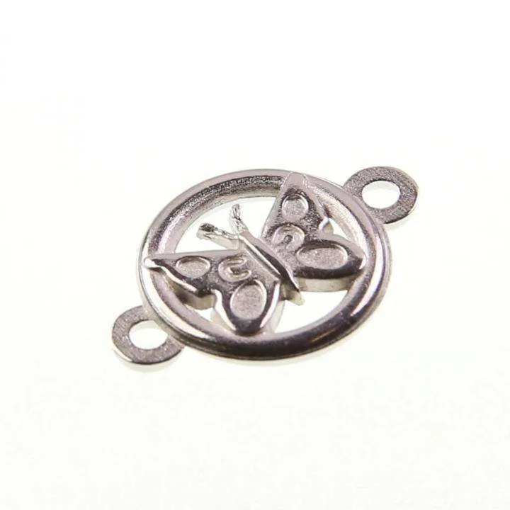 Anhänger Schmetterling Silberfarben – Metall AP-108